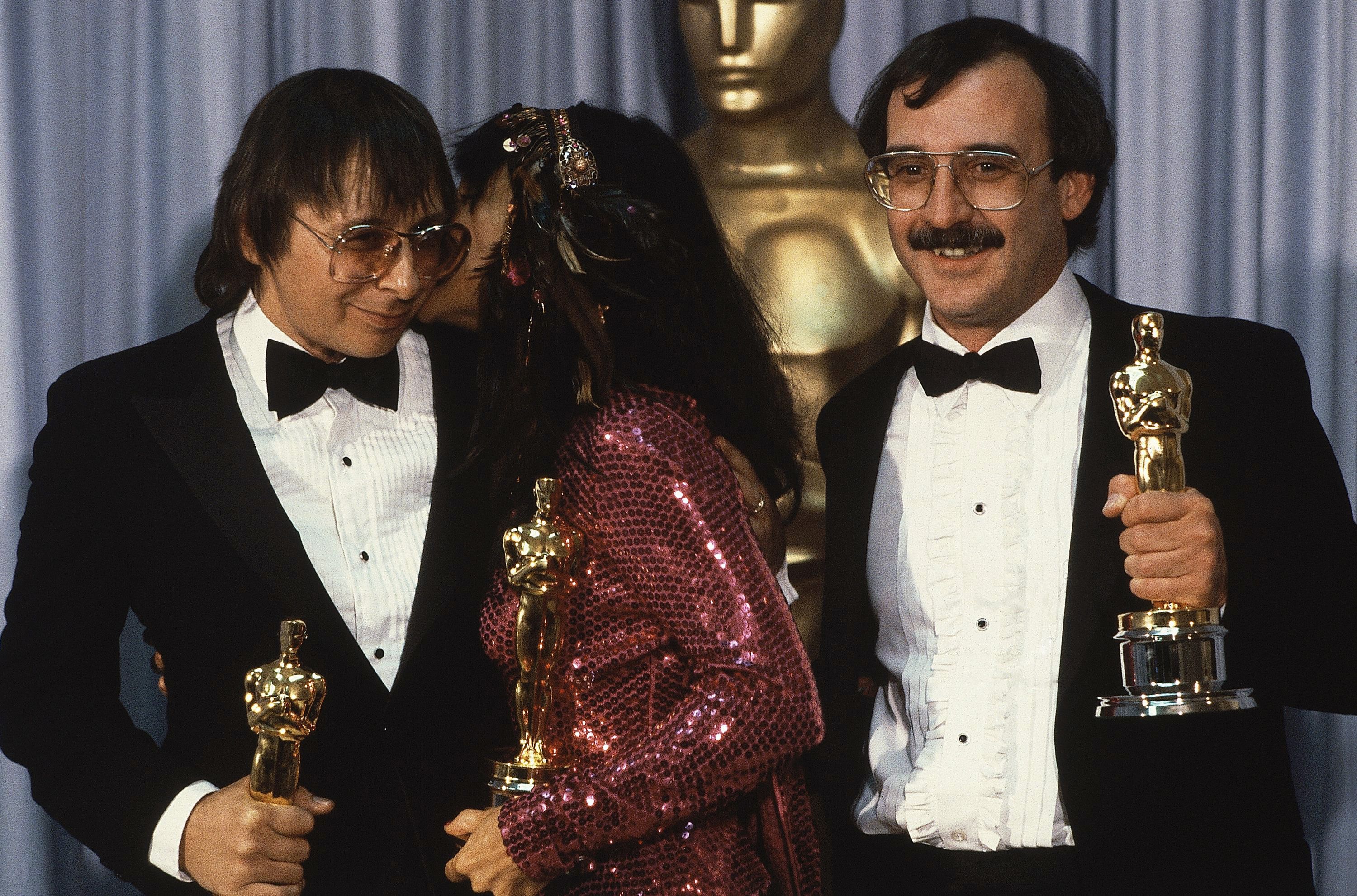 Jack Nitzsche, Buffy Sainte Marie och Will Jennings vann 1983 en Oscar för sången "Up where we belong" från filmen "En officer och en gentleman". Arkivbild.