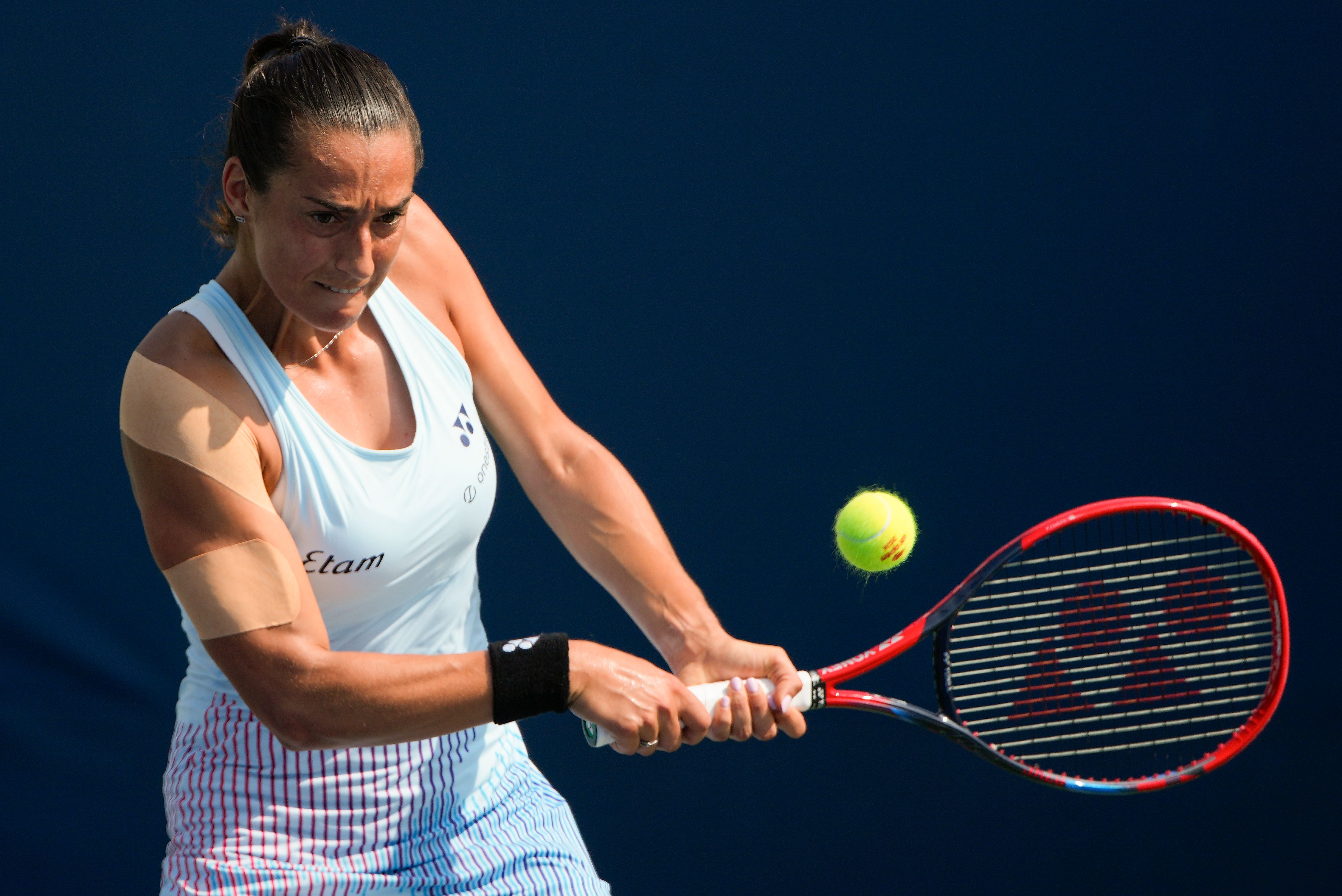 Caroline Garcia åkte ur US Open efter förlust i den första omgången mot Renata Zarazúa från Mexiko.