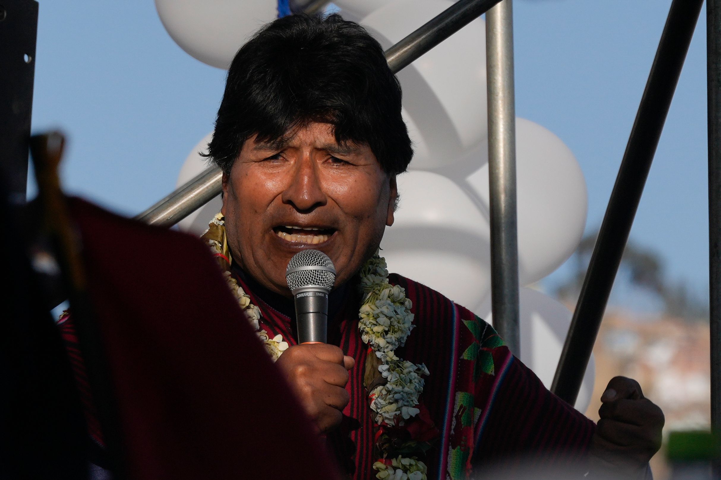 Bolivias expresident Evo Morales. Arkivbild.