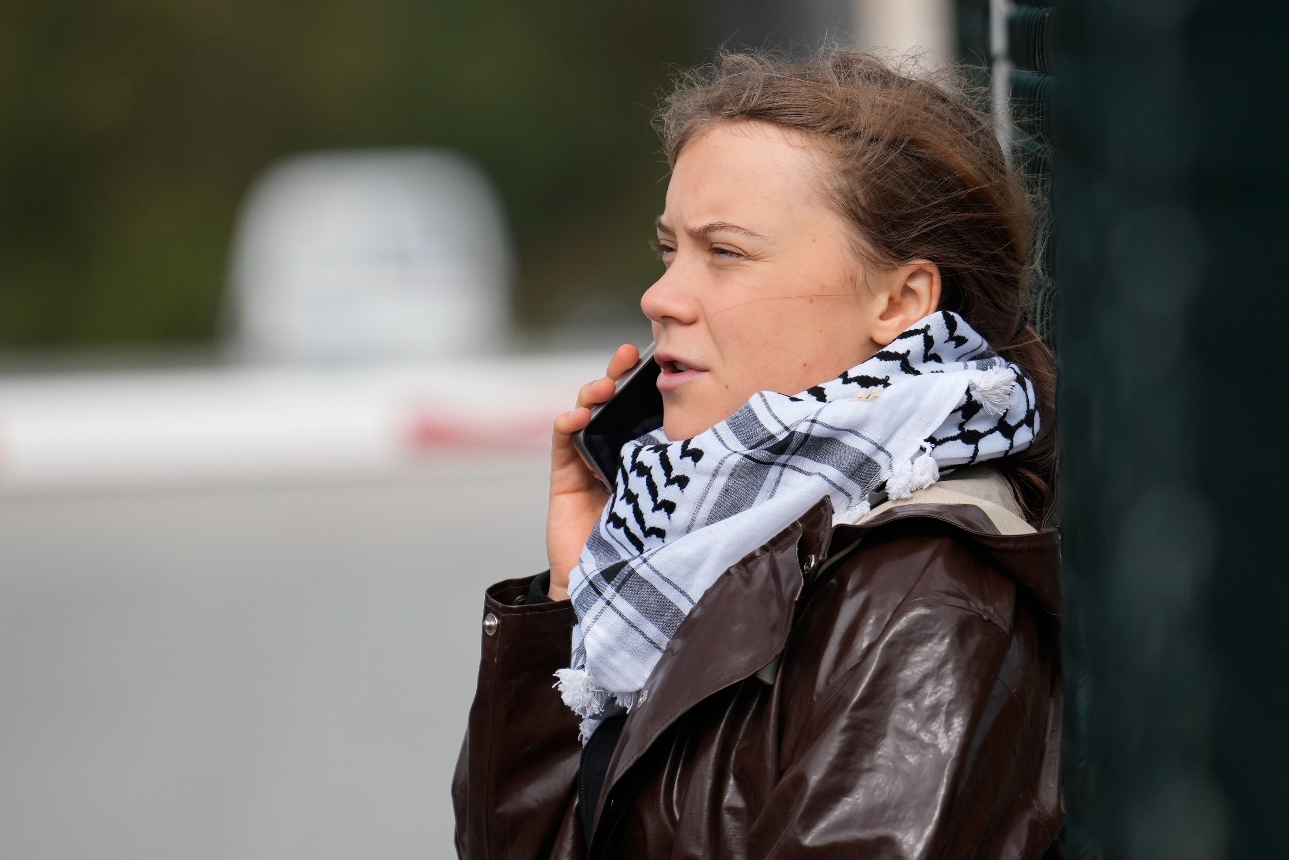 Klimataktivisten Greta Thunberg har omhändertagits av belgisk polis vid en protest. Arkivbild.