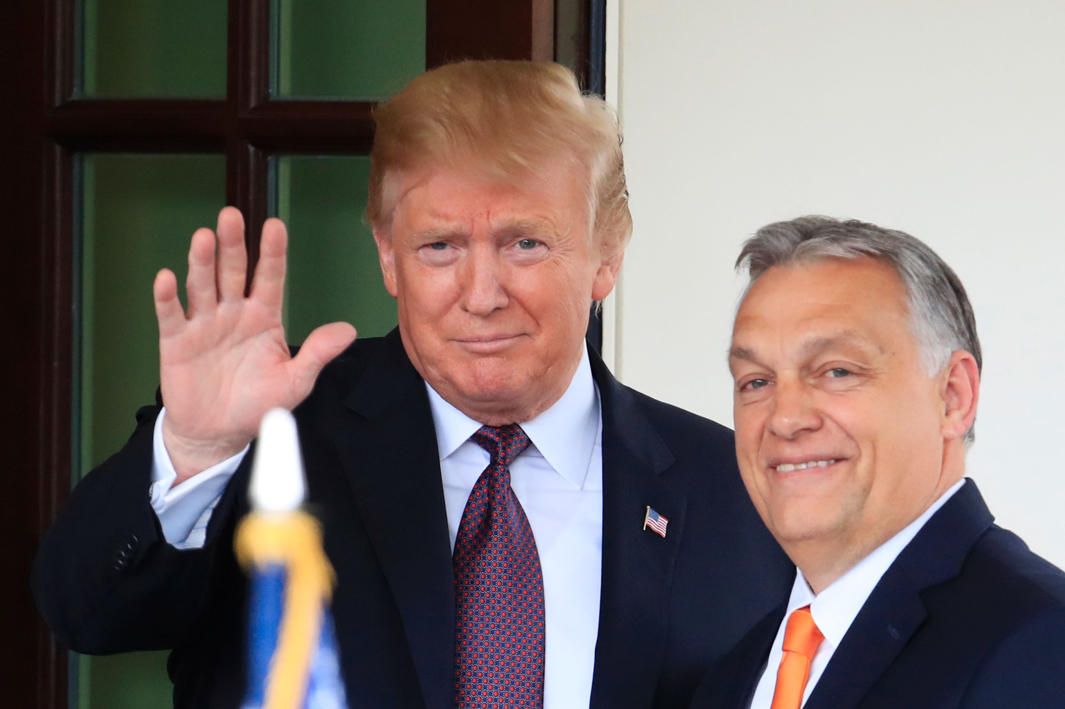 Ungerns premiärminister Viktor Orbán tillsammans med USA:s dåvarande president Donald Trump i Washington 2019. Arkivfoto.